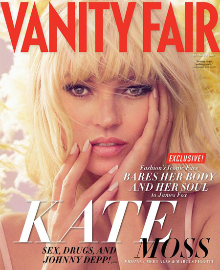 Kate Moss: Tôi từng khóc vì ngực quá phẳng