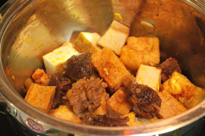 Đậu phụ kho bắp bò