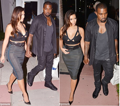 Kim Kardashian khoe 3 vòng núng nính